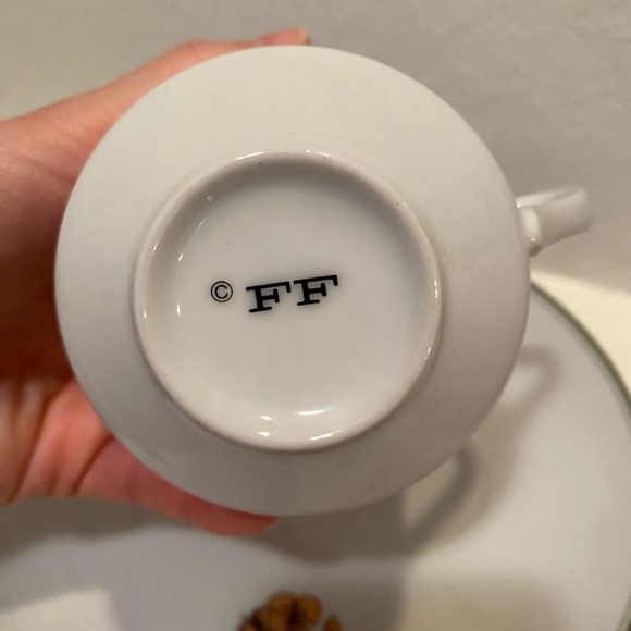 Fitz & Floyd Collector Bird Snack Set 1975- Set of 2 - Picture 10 of 12